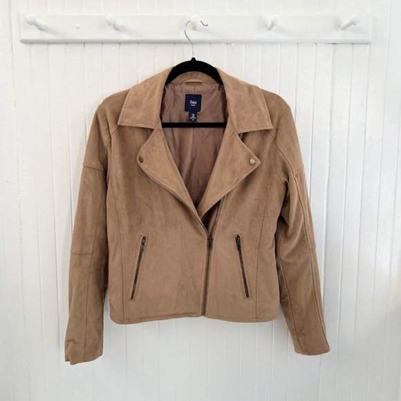 Gap Suede Biker Jacket - Picture 1 of 4